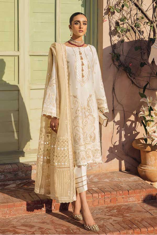 Gulaal Luxury Lawn Collection'22 D#4 RUHI