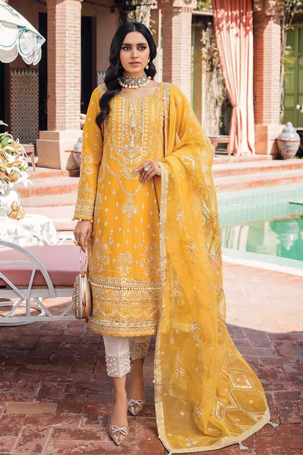 Gulaal Luxury Lawn Collection'22 D#7 MAHTAB