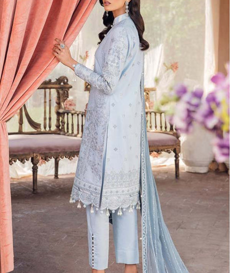 Gulaal Luxury Lawn Collection'22 D#8 AZALEE