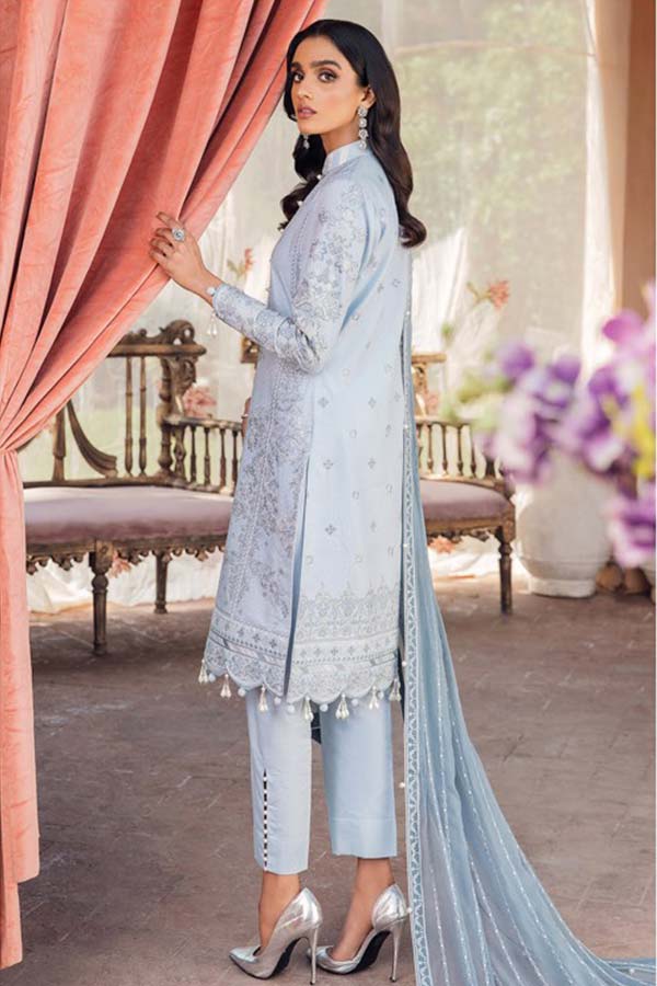 Gulaal Luxury Lawn Collection'22 D#8 AZALEE