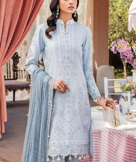 Gulaal Luxury Lawn Collection'22 D#8 AZALEE