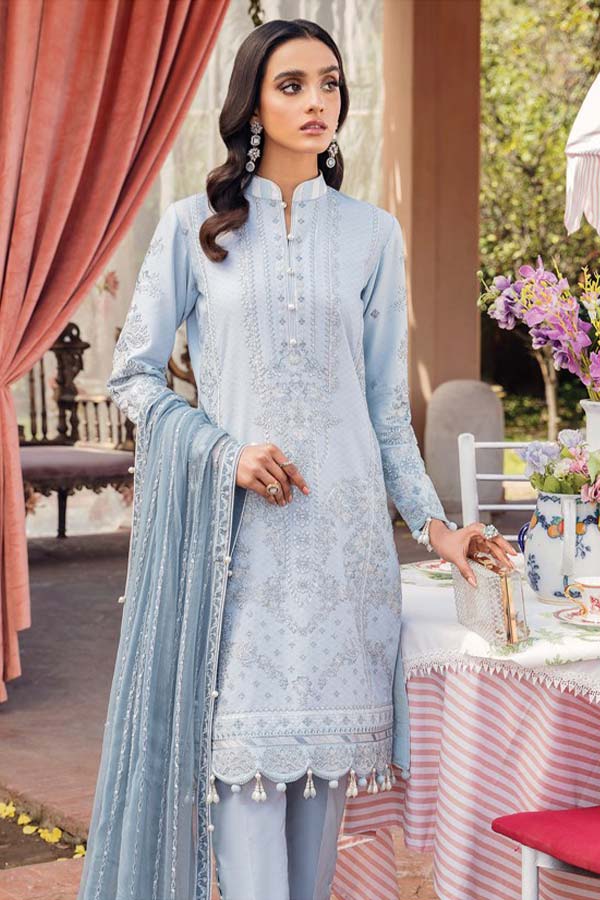 Gulaal Luxury Lawn Collection'22 D#8 AZALEE