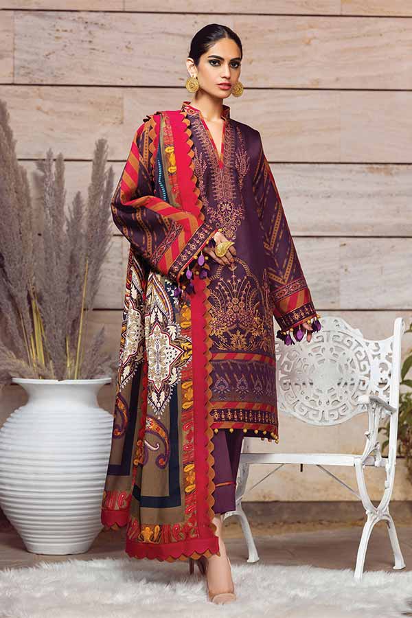 Gulaal Winter Shawl Collection'21 GW#08