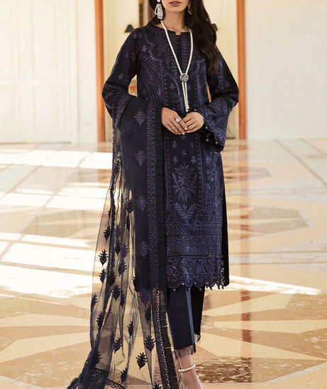 Gulaal Luxury Lawn Collection`23 D#01 (ZARQAA)