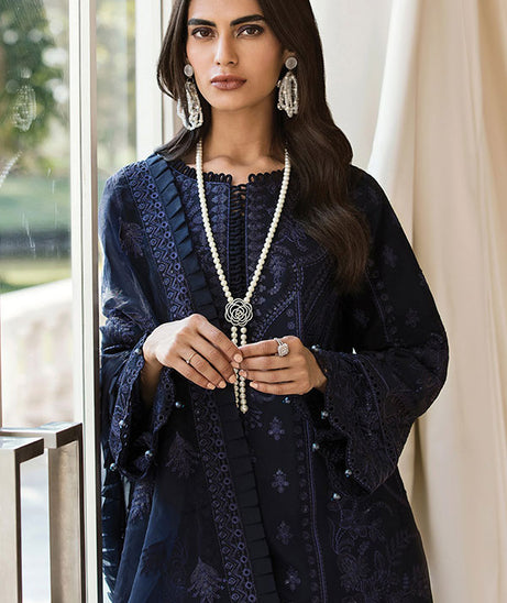 Gulaal Luxury Lawn Collection`23 D#01 (ZARQAA)