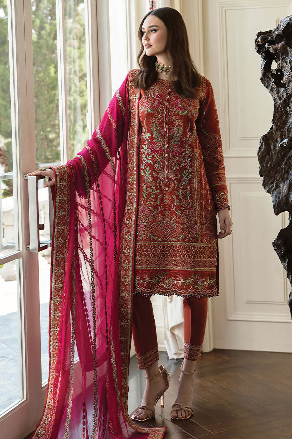 Gulaal Luxury Lawn Collection`23 D#02 (RAIMAH)