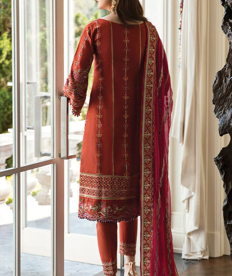 Gulaal Luxury Lawn Collection`23 D#02 (RAIMAH)