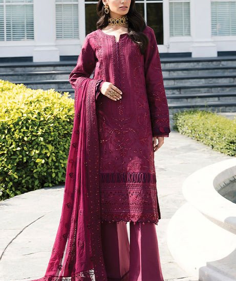 Gulaal Luxury Lawn Collection`23 D#05 (GHAZAL)