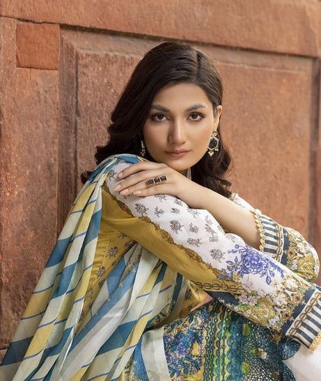 Gull Rukh Daman Chikankari`22 Pista