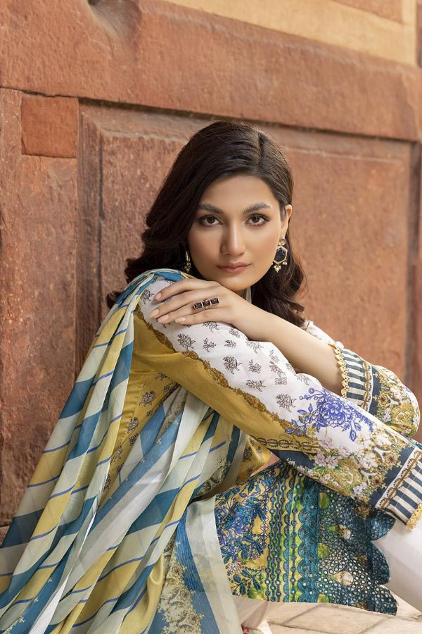 Gull Rukh Daman Chikankari`22 Pista