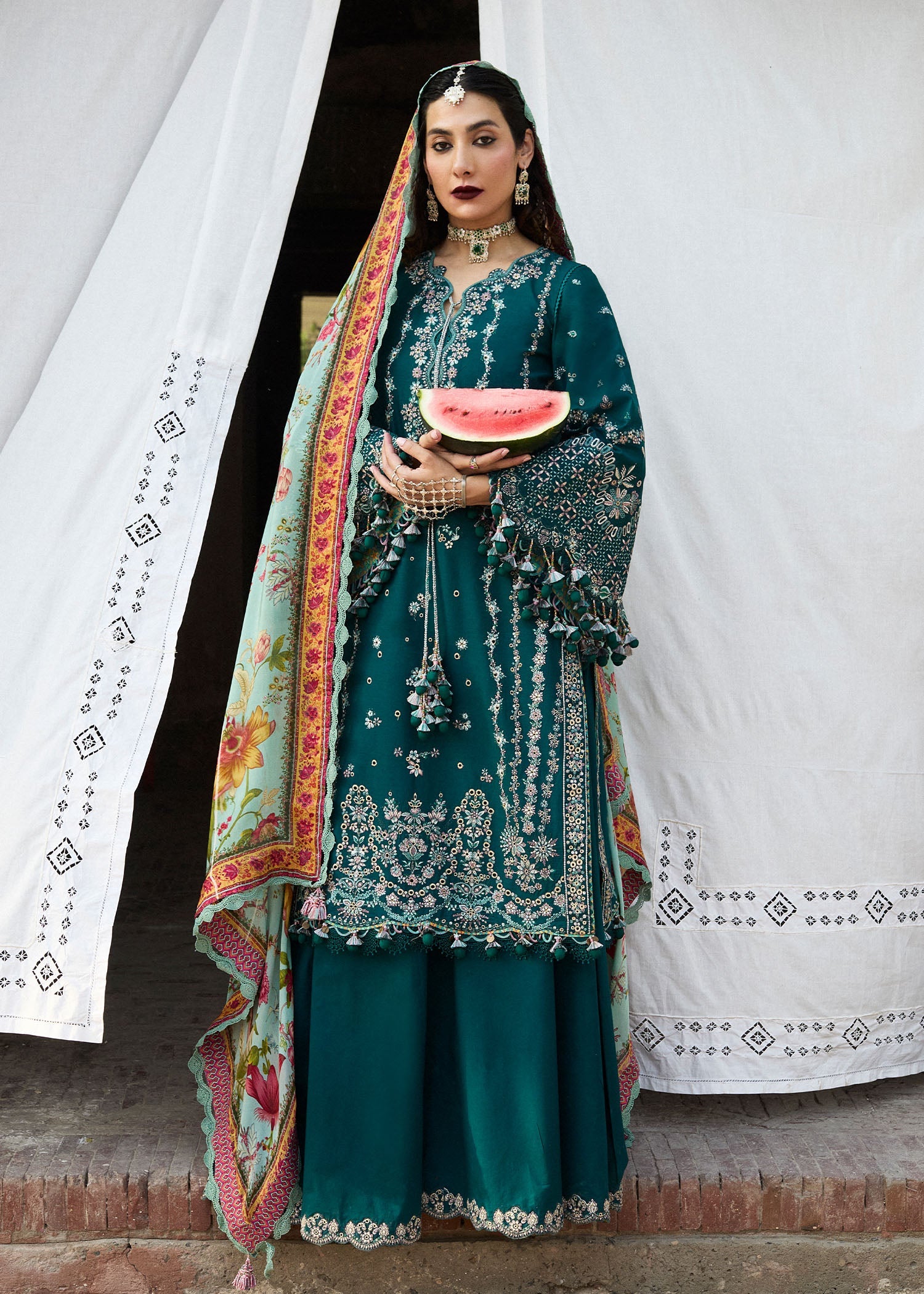 Hussain Rehar Nirmal S/S Luxury`25 (Saher)