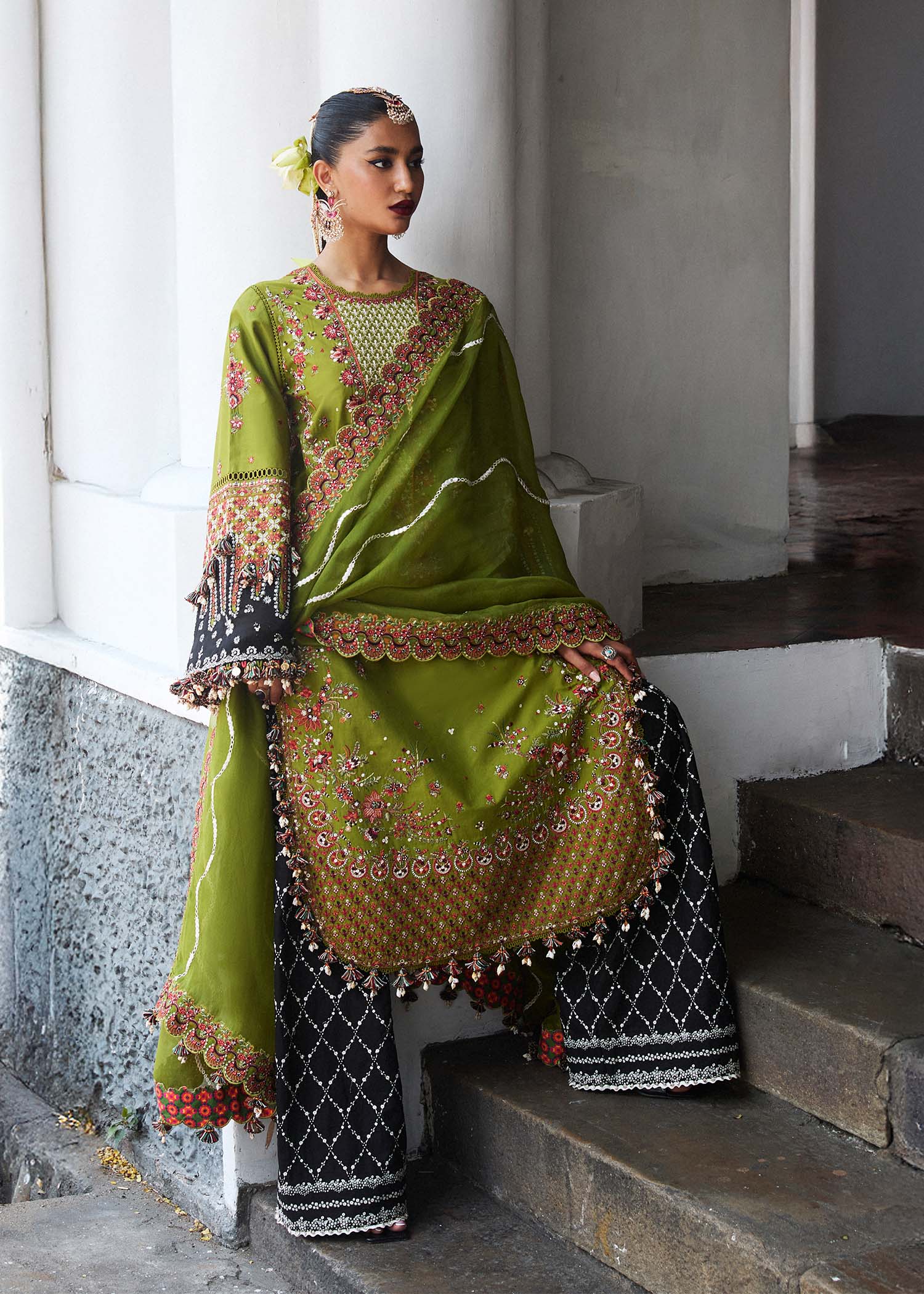 Hussain Rehar Luxury Lawn`25 (Abass)