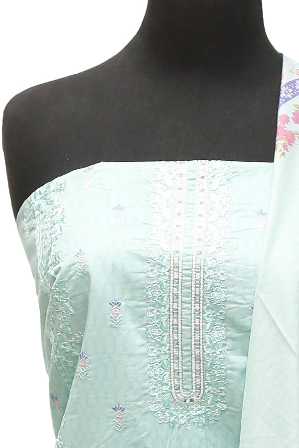 HZ Print Emb Lawn 3Pcs`22 D#104 Pista