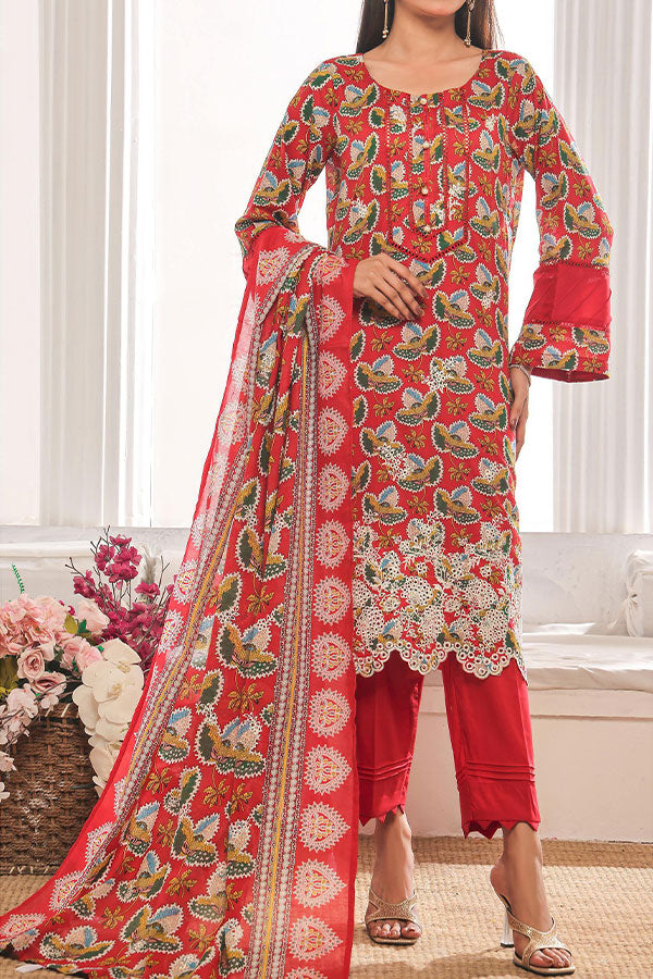 Hafiz Aaliya Emb Lawn`25 D#10 (Red)