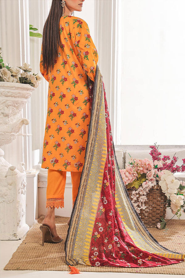 Hafiz Aaliya Emb Lawn`25 D#4 (L Orange)