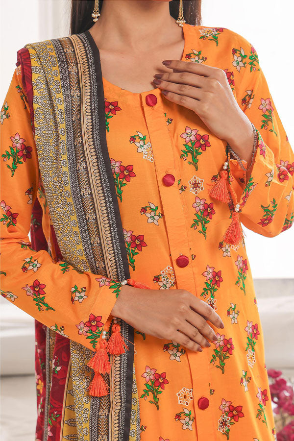 Hafiz Aaliya Emb Lawn`25 D#4 (L Orange)