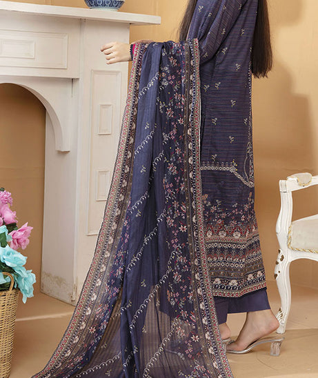 Hafiz Aarzo Digital Lawn`25 D#10 (Blue)