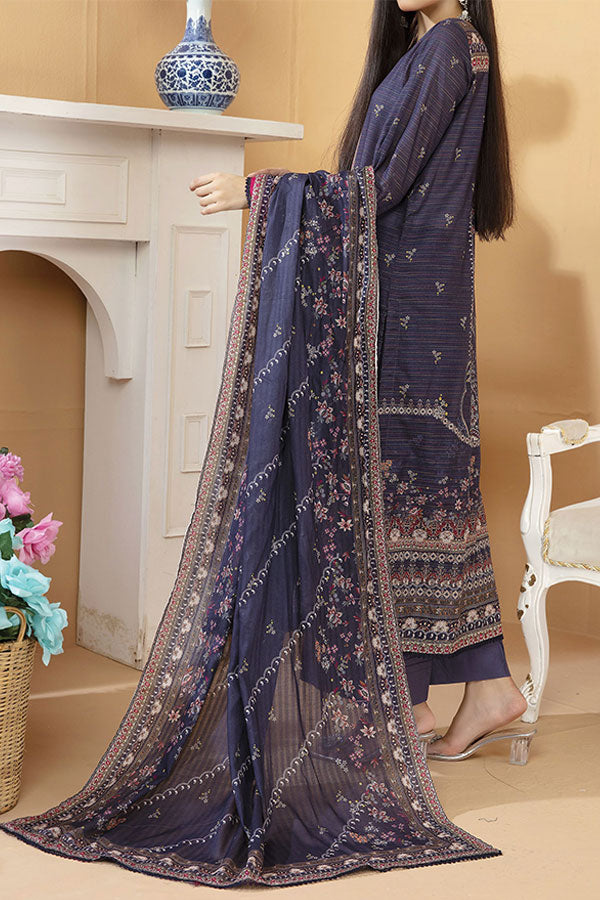 Hafiz Aarzo Digital Lawn`25 D#10 (Blue)