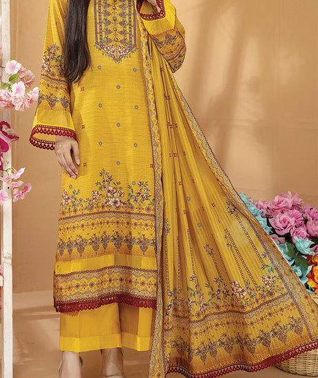 Hafiz Aarzo Digital Lawn`25 D#2 (Mustard)