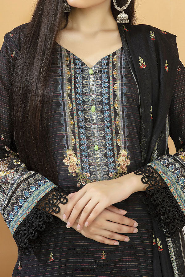 Hafiz Aarzo Digital Lawn`25 D#5 (Black)
