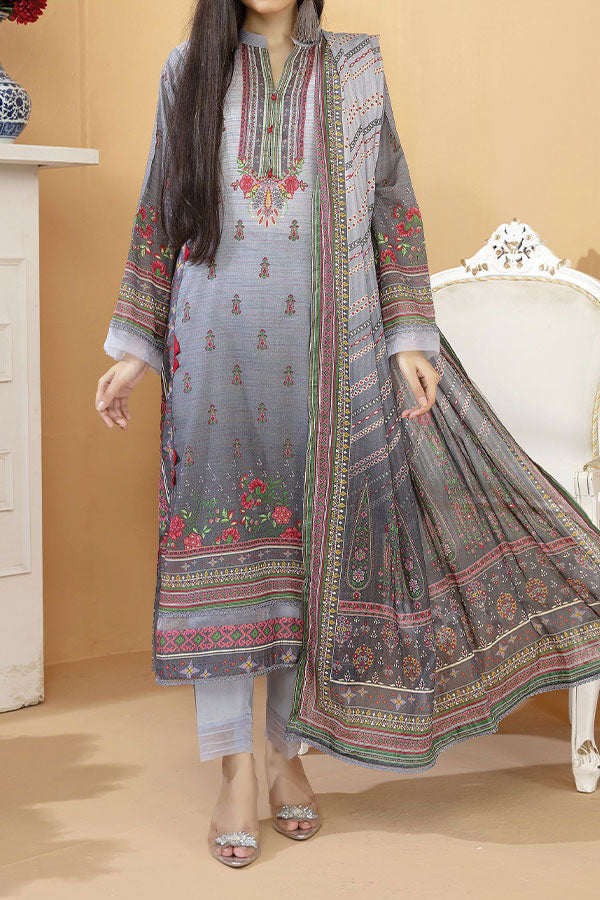 Hafiz Aarzo Digital Lawn`25 D#6 (S Grey)