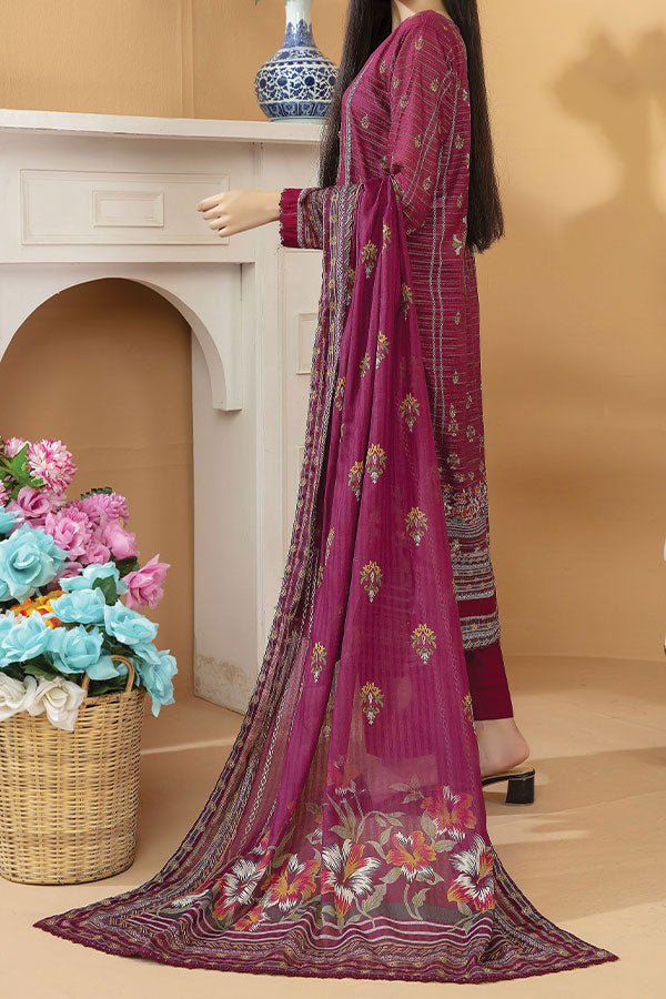 Hafiz Aarzo Digital Lawn`25 D#7 (Magenda)