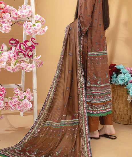 Hafiz Aarzo Digital Lawn`25 D#8 (Brown)