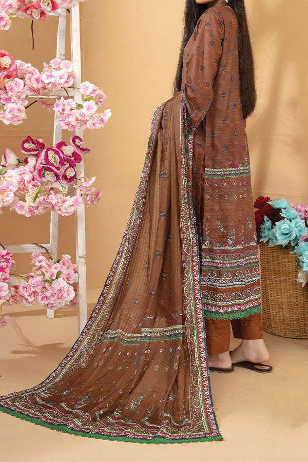 Hafiz Aarzo Digital Lawn`25 D#8 (Brown)