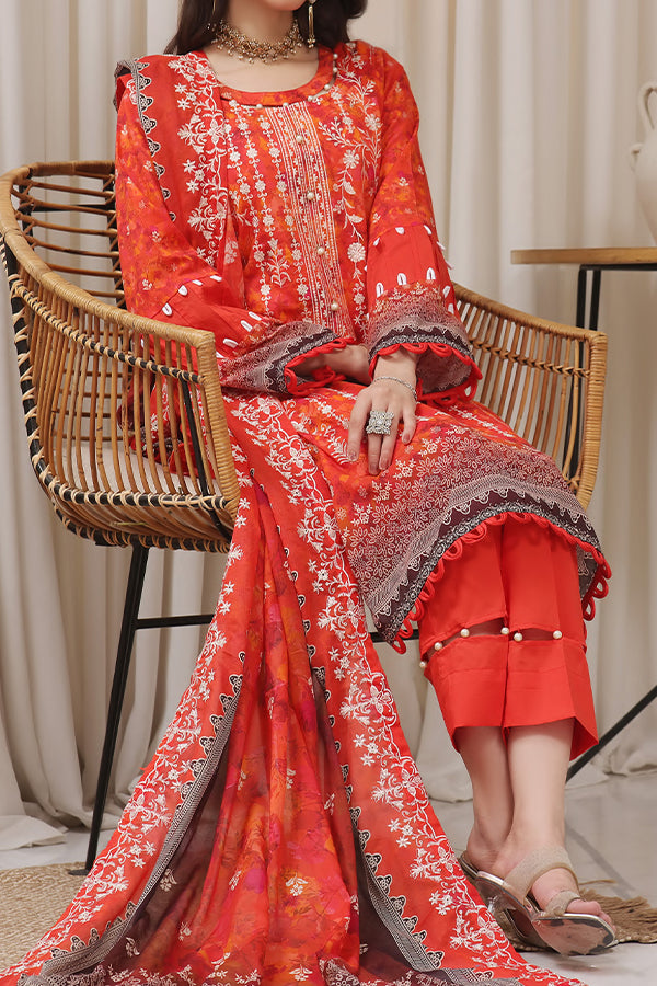 Hafiz Aleen Emb Lawn'25 D#64-Red
