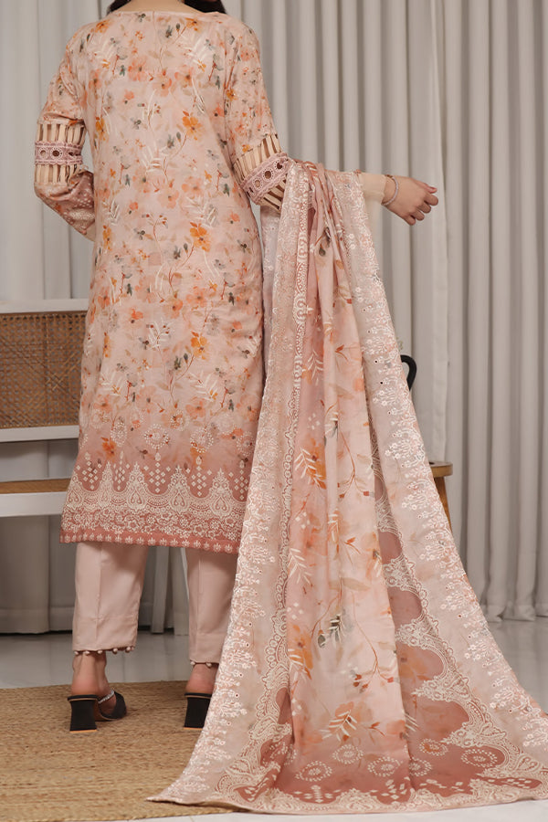 Hafiz Aleen Emb Lawn'25 D#65-L Peach