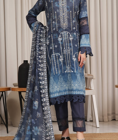 Hafiz Aleen Emb Lawn'25 D#67-Nevy Blue