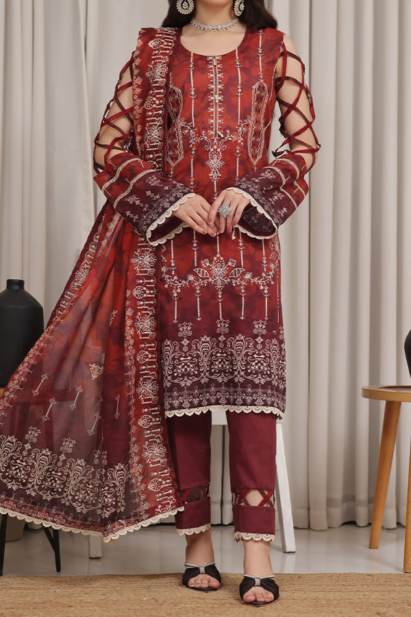 Hafiz Aleen Emb Lawn'25 D#68-Maroon