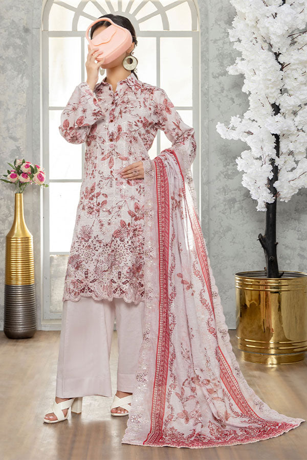 Hafiz Baala Emb Lawn`26 (Vol-3) D#1 (Lilac)