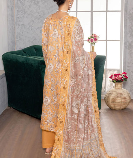 Hafiz Baala Emb Lawn`26 (Vol-3) D#1 (Mustard)