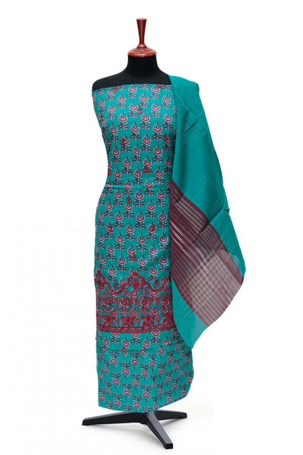 Hafiz Kiswa Print Lawn'24 D#101 Sea Green