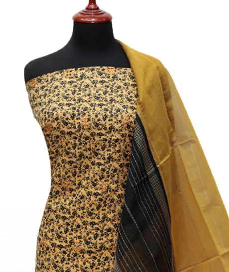 Hafiz Kiswa Print Lawn'24 D#104 Yellow