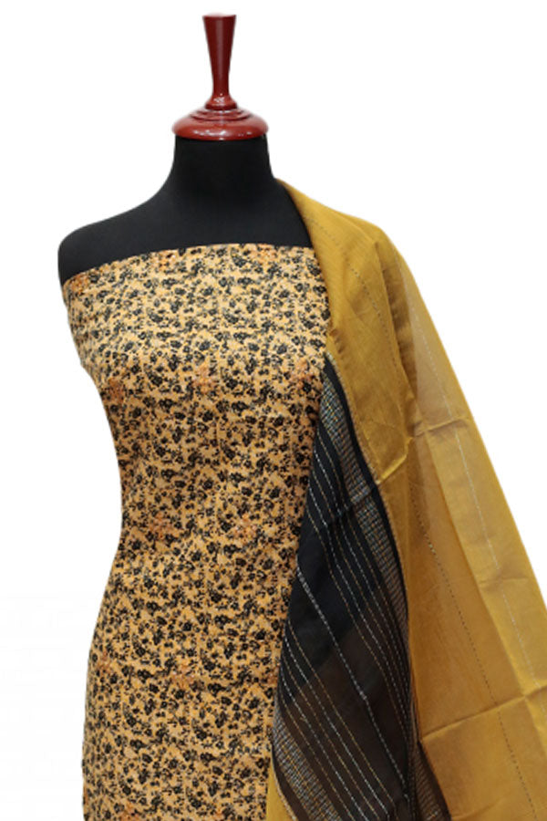 Hafiz Kiswa Print Lawn'24 D#104 Yellow