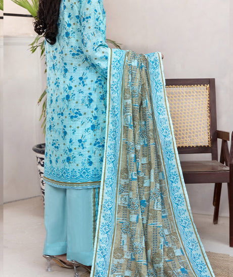 Hafiz Mahnoor Slub Lawn'25 D#82 (Ferozi)