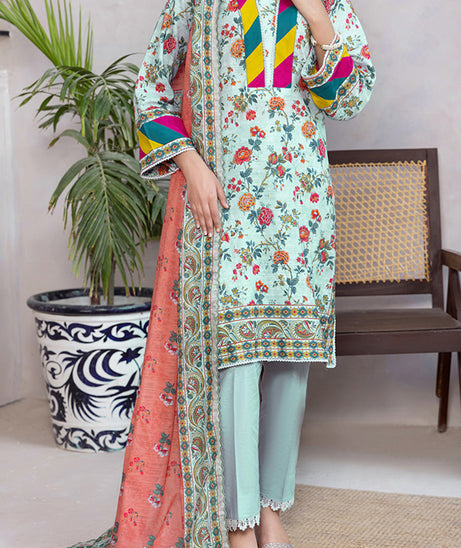 Hafiz Mahnoor Slub Lawn'25 D#83 (L Grey)