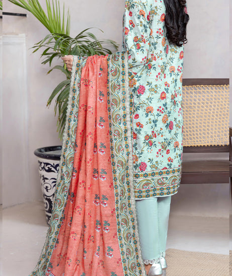 Hafiz Mahnoor Slub Lawn'25 D#83 (L Grey)