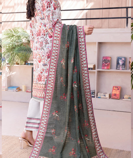 Hafiz Mahnoor Slub Lawn'25 D#86 (Lilac)