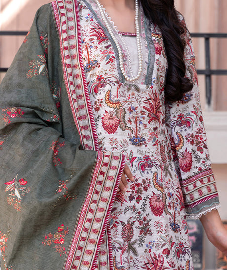 Hafiz Mahnoor Slub Lawn'25 D#86 (Lilac)