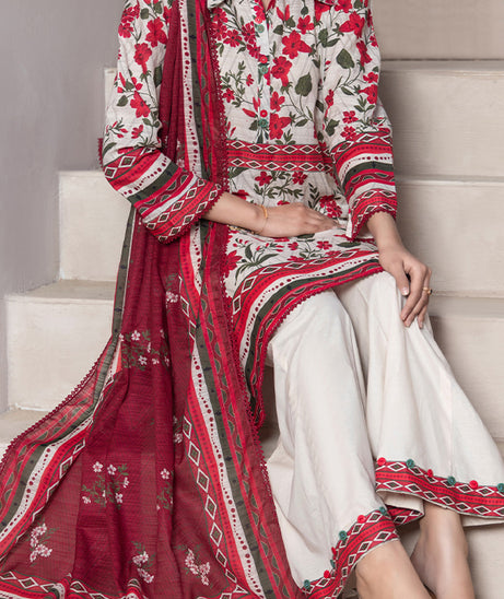 Hafiz Mahnoor Slub Lawn'25 D#90 (Fawn)