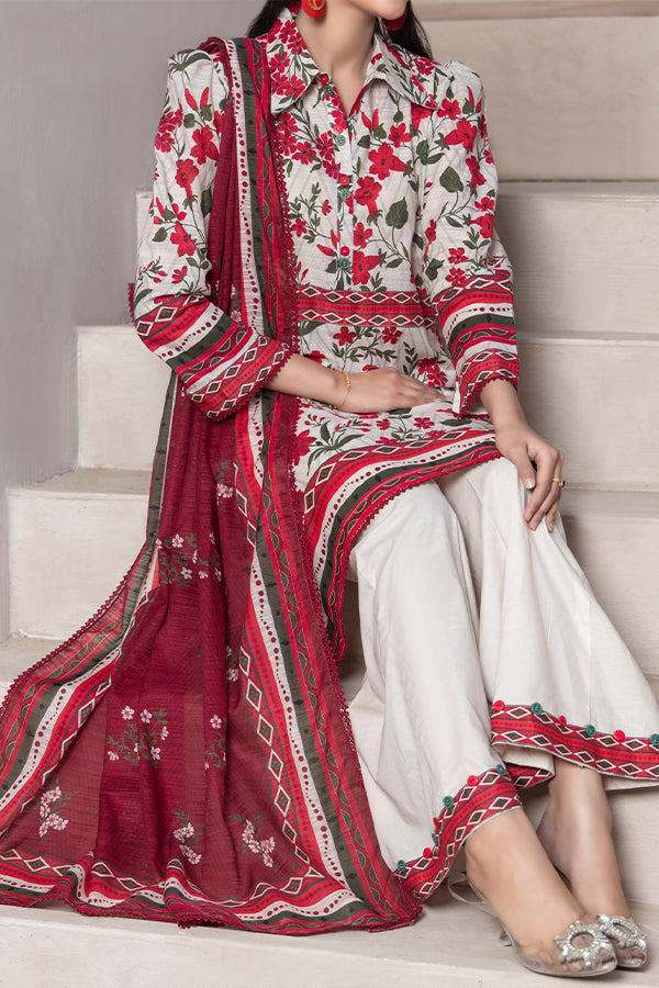 Hafiz Mahnoor Slub Lawn'25 D#90 (Fawn)