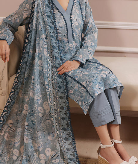 Hafiz Meerub Print Lawn'25 D#05