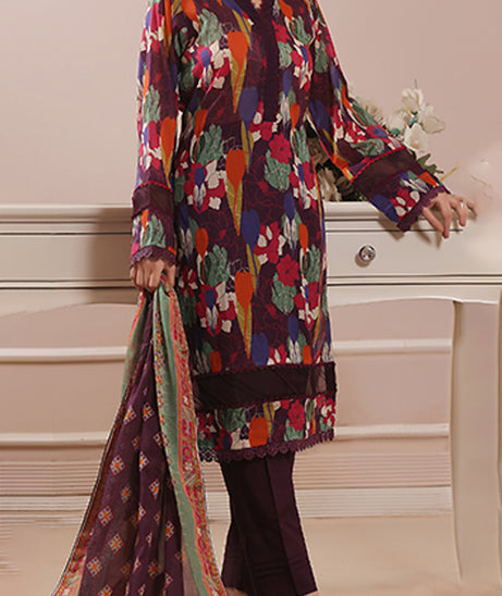 Hafiz Meerub Print Lawn'25 D#06