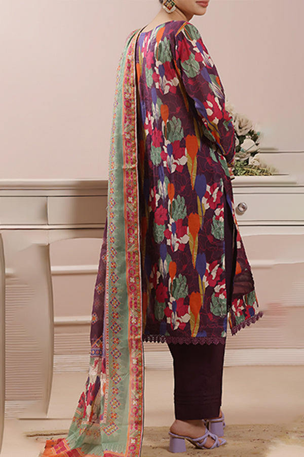 Hafiz Meerub Print Lawn'25 D#06
