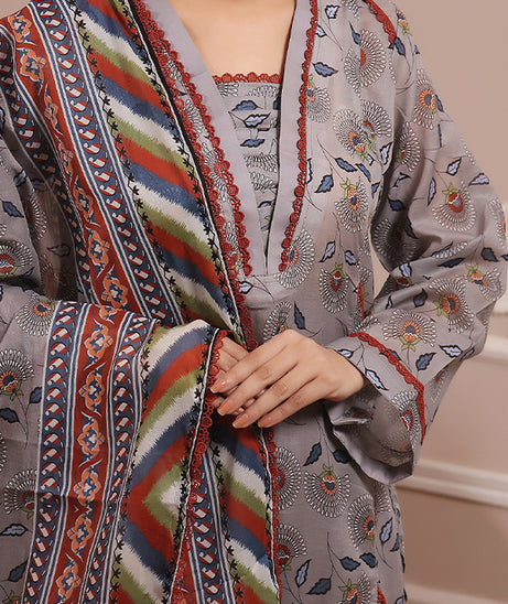 Hafiz Meerub Print Lawn'25 D#07