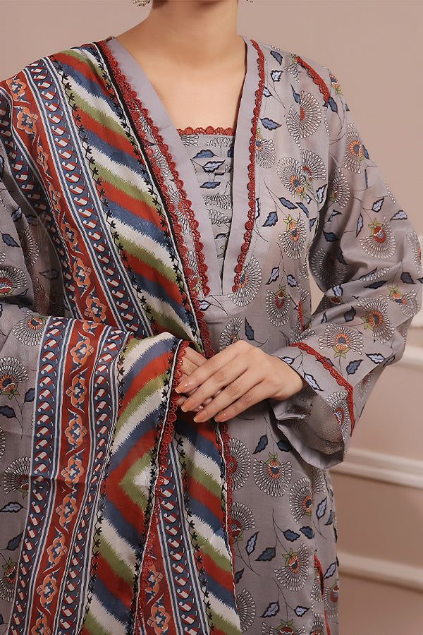 Hafiz Meerub Print Lawn'25 D#07