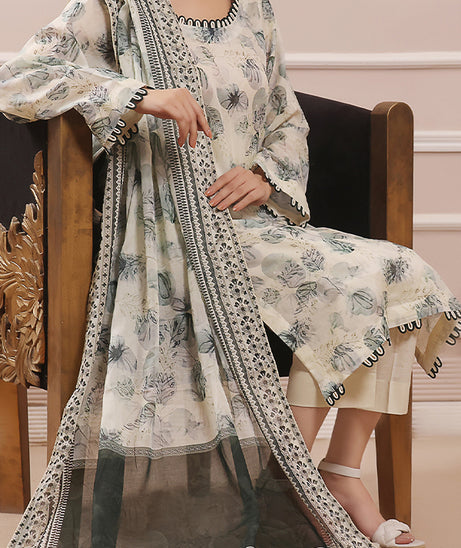 Hafiz Meerub Print Lawn'25 D#09